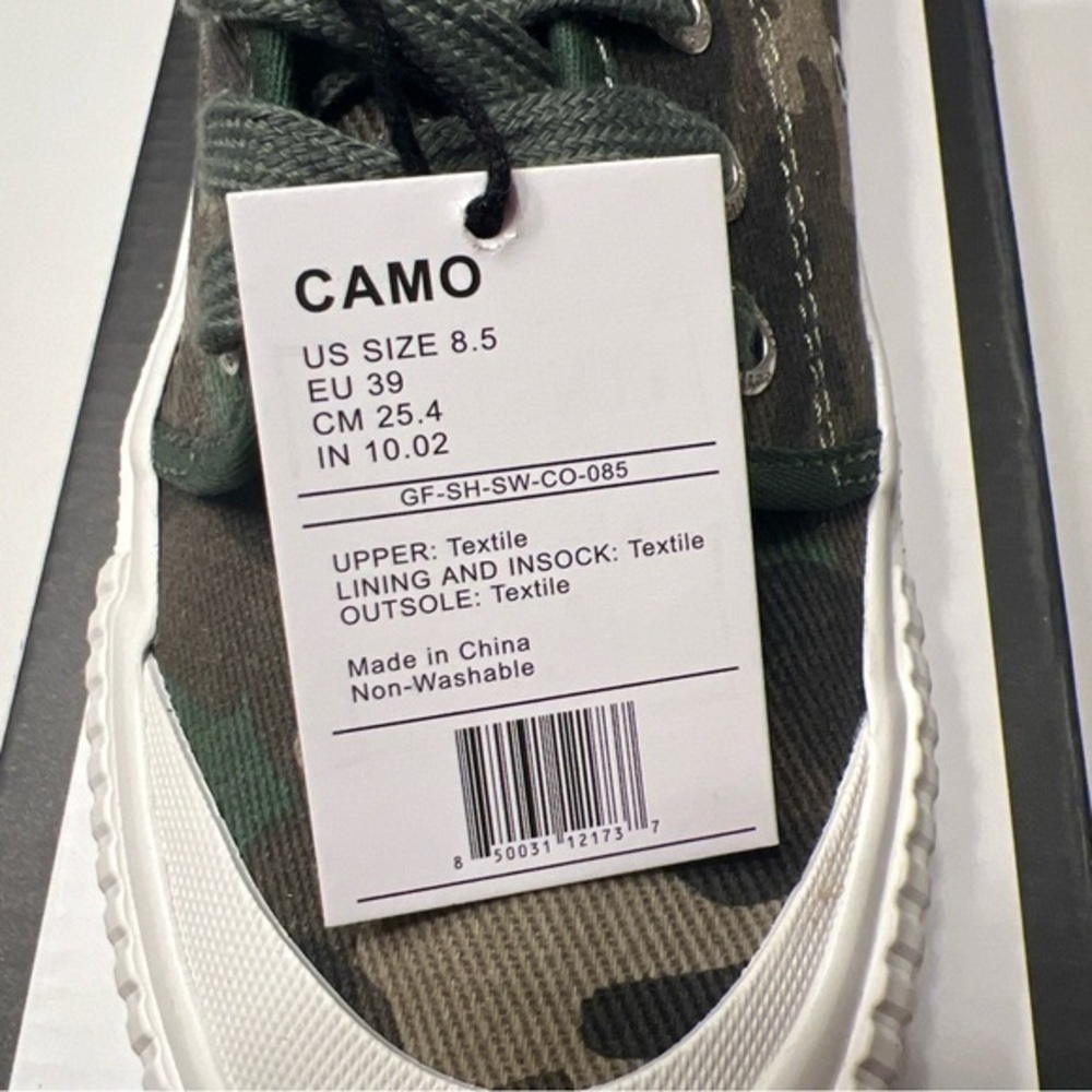 New With Box Guffy's Womens Camo Sneaker Size‎ 8.5 🔥🔥 - Picture 2 of 6